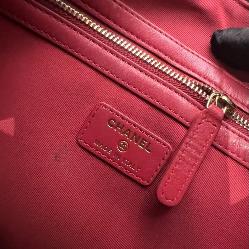 Chanel 19 菱格小羊皮手拿包-19