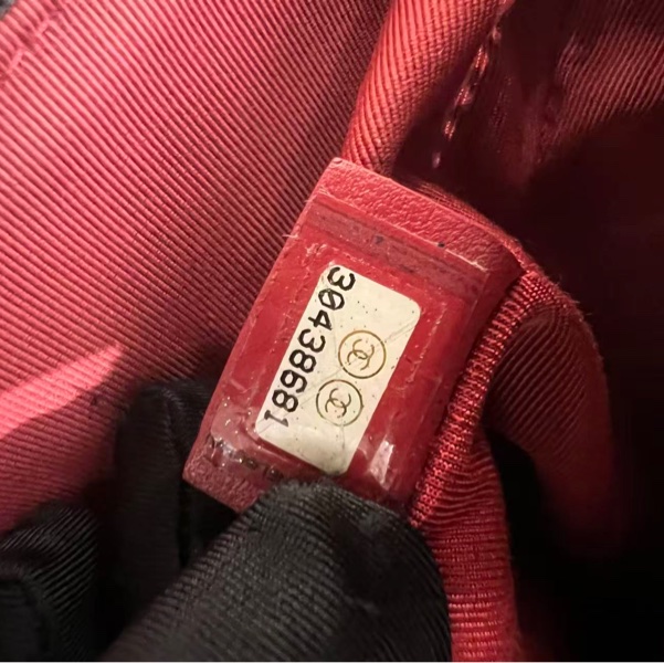 Chanel 19 菱格小羊皮手拿包-21