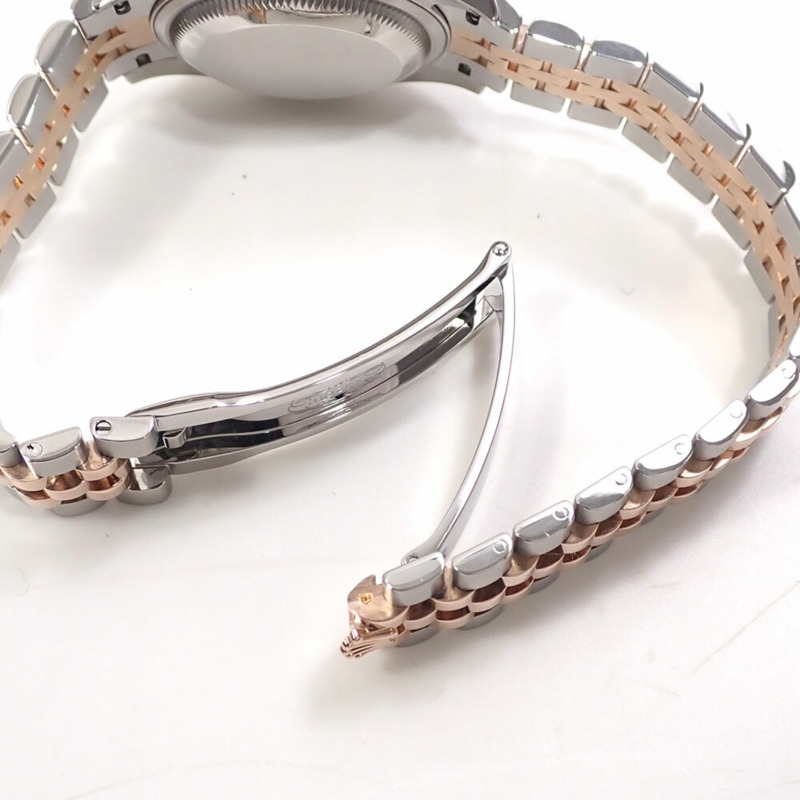 勞力士 Datejust 28 女士腕錶 279171G 自動上鍊隨機序號 18K金精鋼手動上鍊 10P 鑽石時標-3