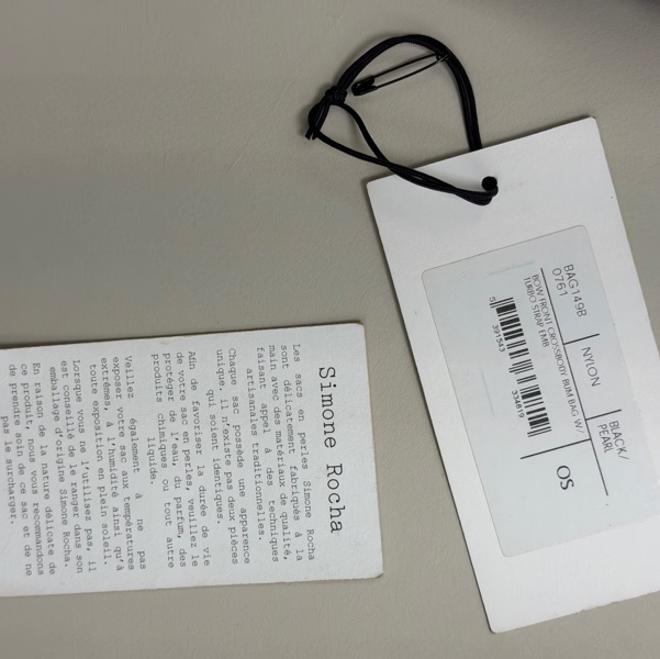 Simone Rocha 珍珠背帶側背包 Beaded Classic Bow crossbody bag-15