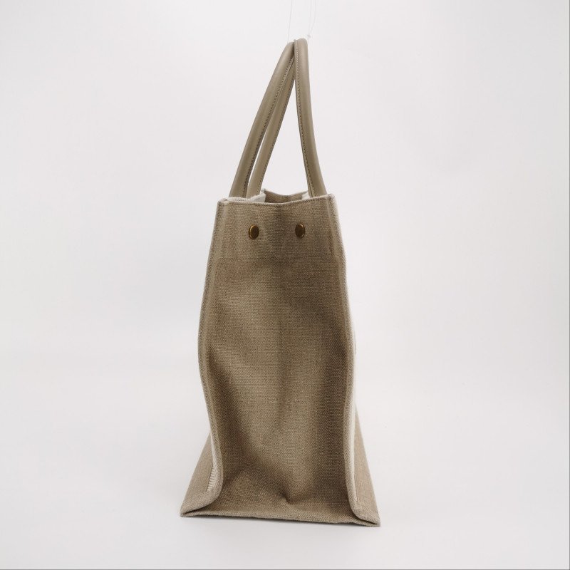 Saint Laurent Rive Gauche小號牛皮帆布字母Logo單肩包-3