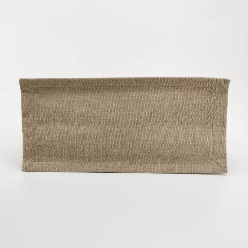 Saint Laurent Rive Gauche小號牛皮帆布字母Logo單肩包-5