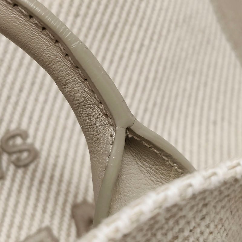 Saint Laurent Rive Gauche小號牛皮帆布字母Logo單肩包-13