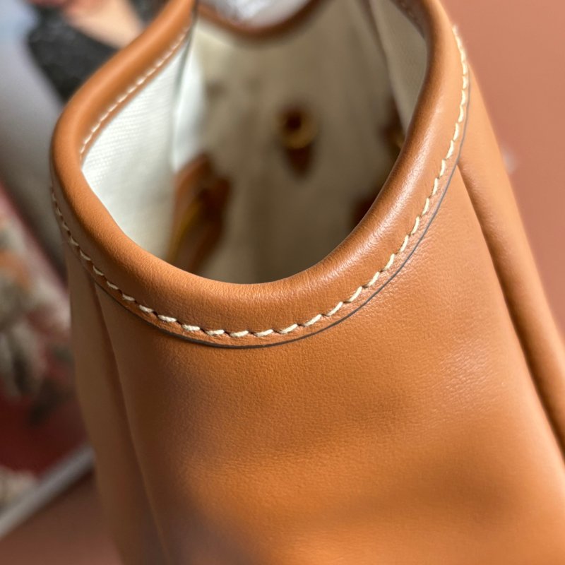 小號 ::Miu Miu:: IVY 干邑色 焦糖棕皮革手袋 手提斜背兩用包-13