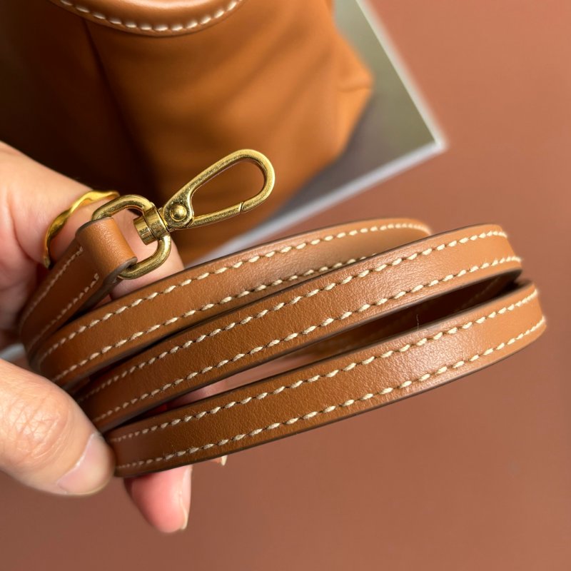 小號 ::Miu Miu:: IVY 干邑色 焦糖棕皮革手袋 手提斜背兩用包-14