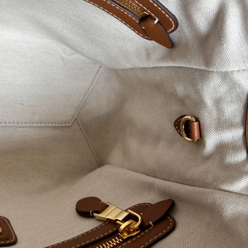 小號 ::Miu Miu:: IVY 干邑色 焦糖棕皮革手袋 手提斜背兩用包-19