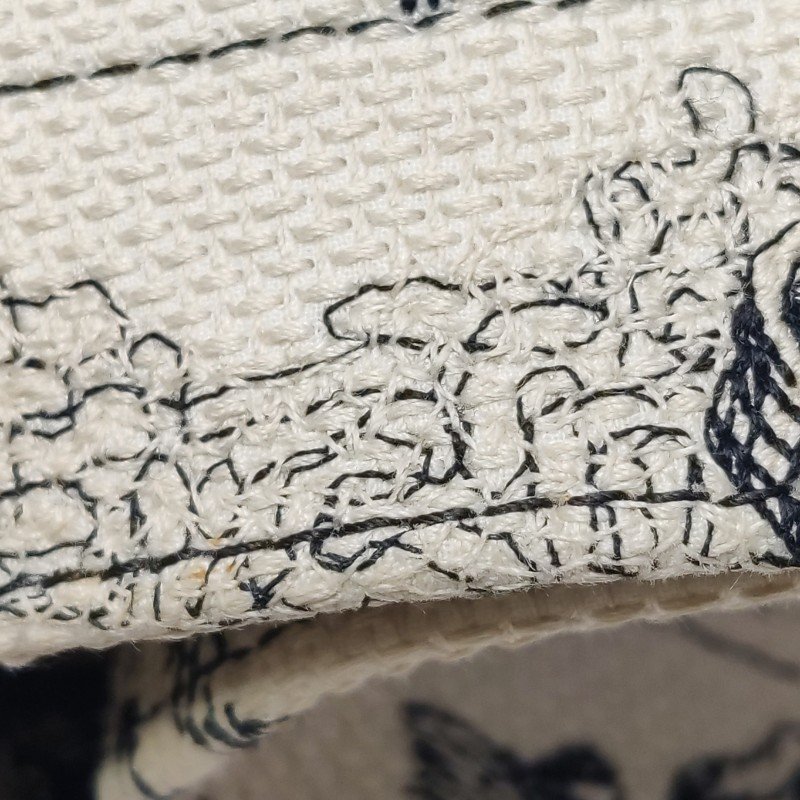 Dior Book Tote中型帆布Dior Zodiac圖案刺繡手提包-11