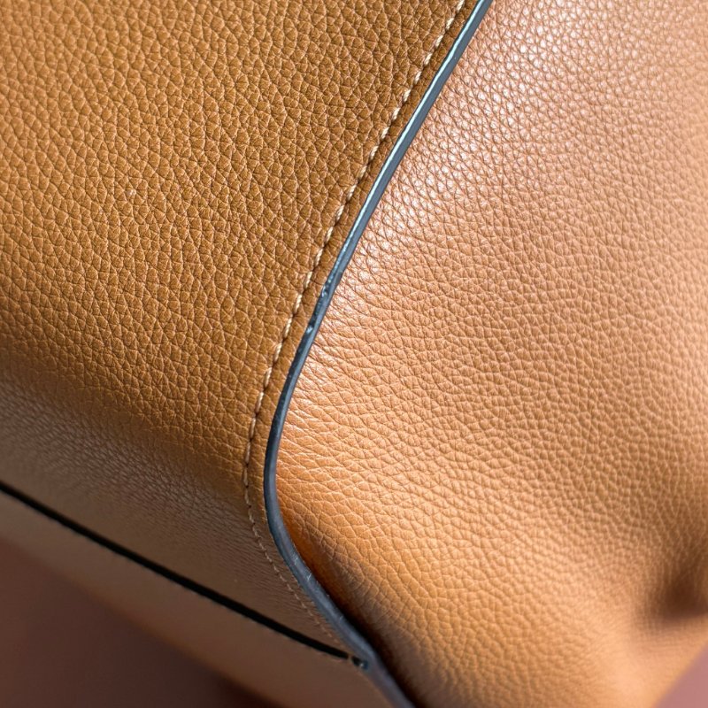 ::LOEWE:: 羅威 Hammock 多揹法小牛皮吊床包(小號/焦糖棕色)-9