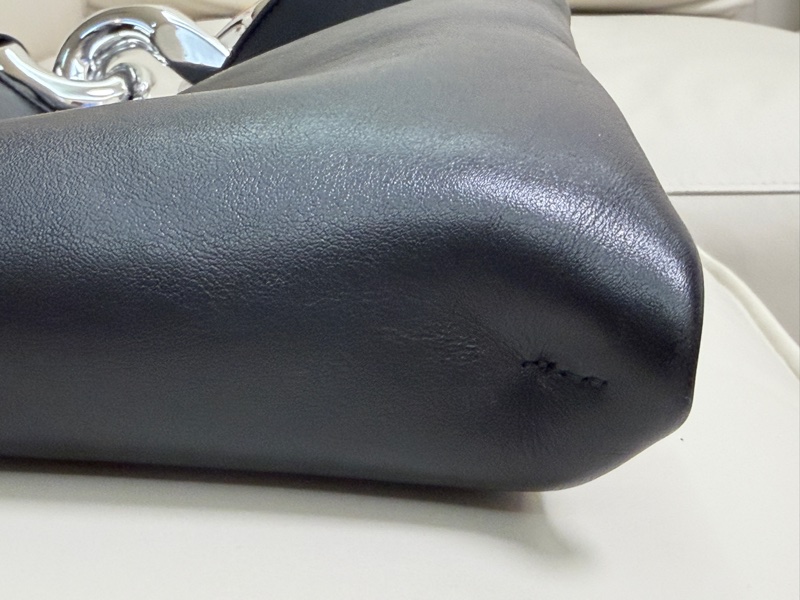 Jw Anderson Chain 銀鏈帶扭結真皮革手提包-9