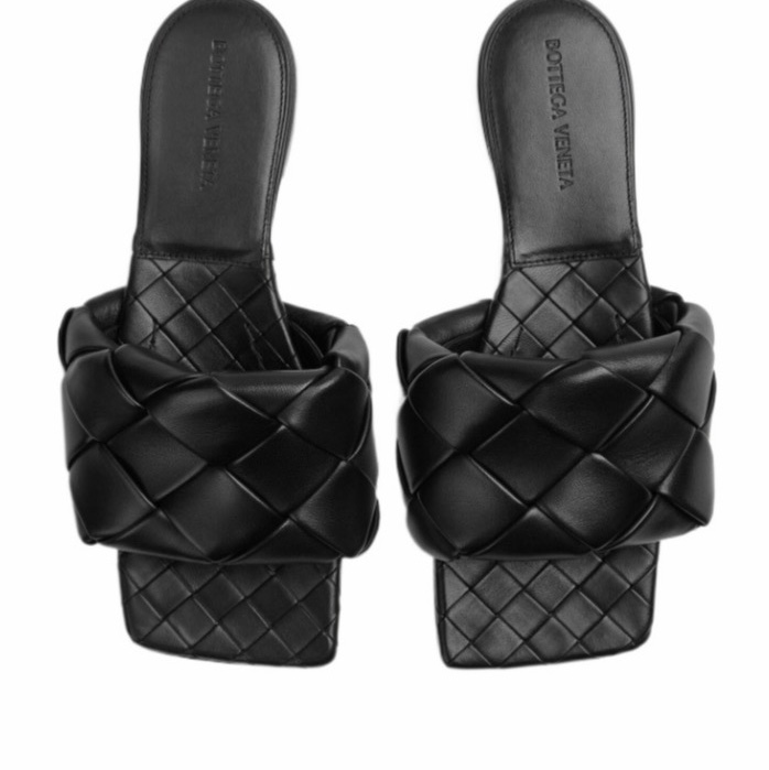 Bottega Veneta 女士 Intreccio 平底涼鞋-2