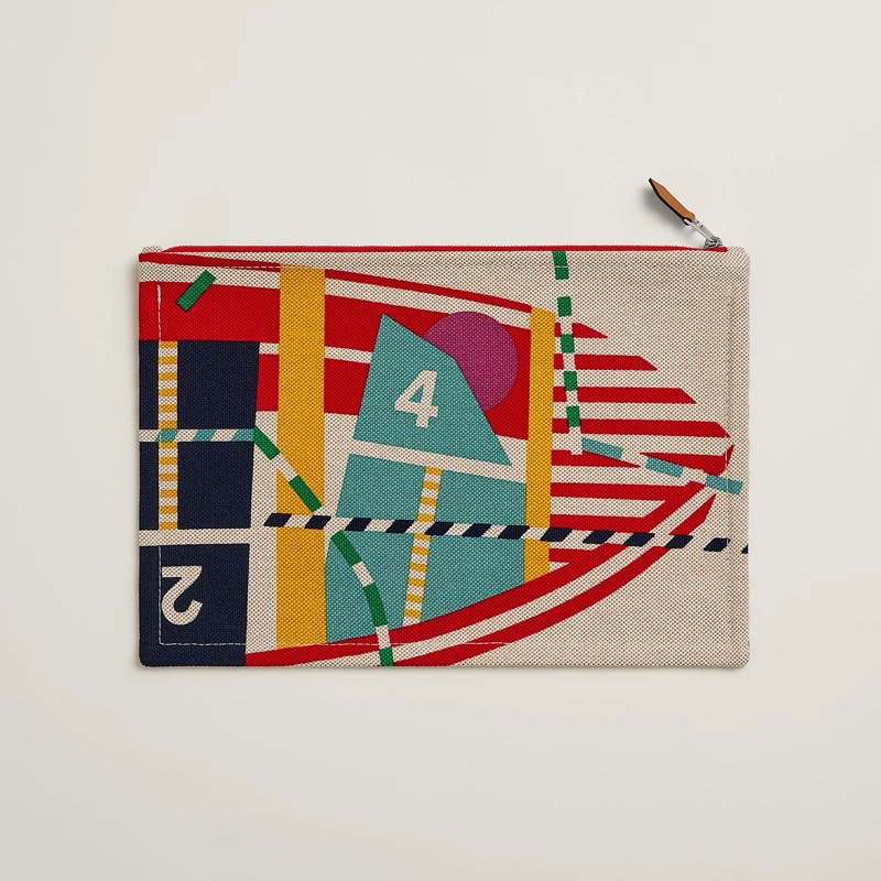 Hermes 98新 狀態如圖（閒置）帆布收納袋-0