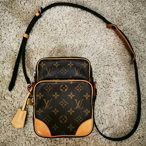 Louis Vuitton路易威登經典老花雙層相機包🚘Amazone