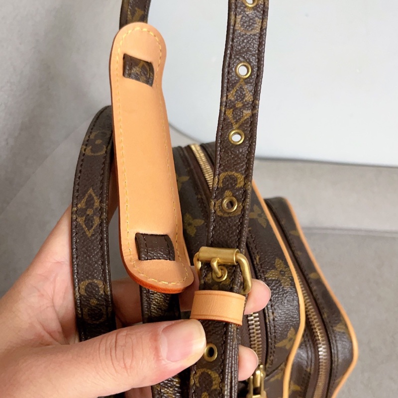 Louis Vuitton路易威登經典老花雙層相機包🚘Amazone-12