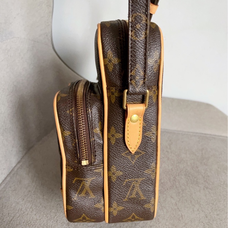 Louis Vuitton路易威登經典老花雙層相機包🚘Amazone-13