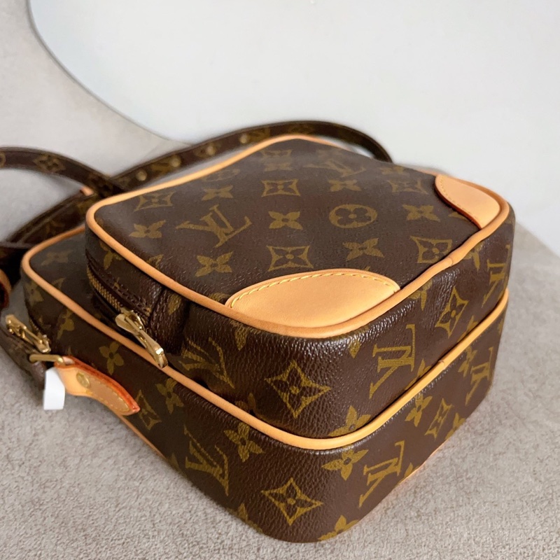 Louis Vuitton路易威登經典老花雙層相機包🚘Amazone-14