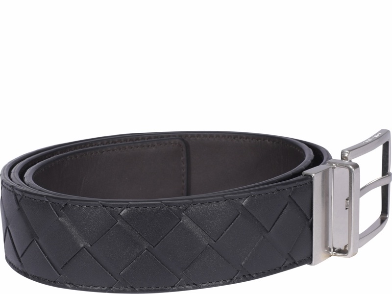Bottega Veneta 男士 Intrecciato 雙面腰帶80 85 90 95 100 105 110碼3.3cm-2