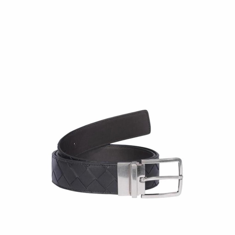 Bottega Veneta 男士 Intrecciato 雙面腰帶80 85 90 95 100 105 110碼3.3cm-5