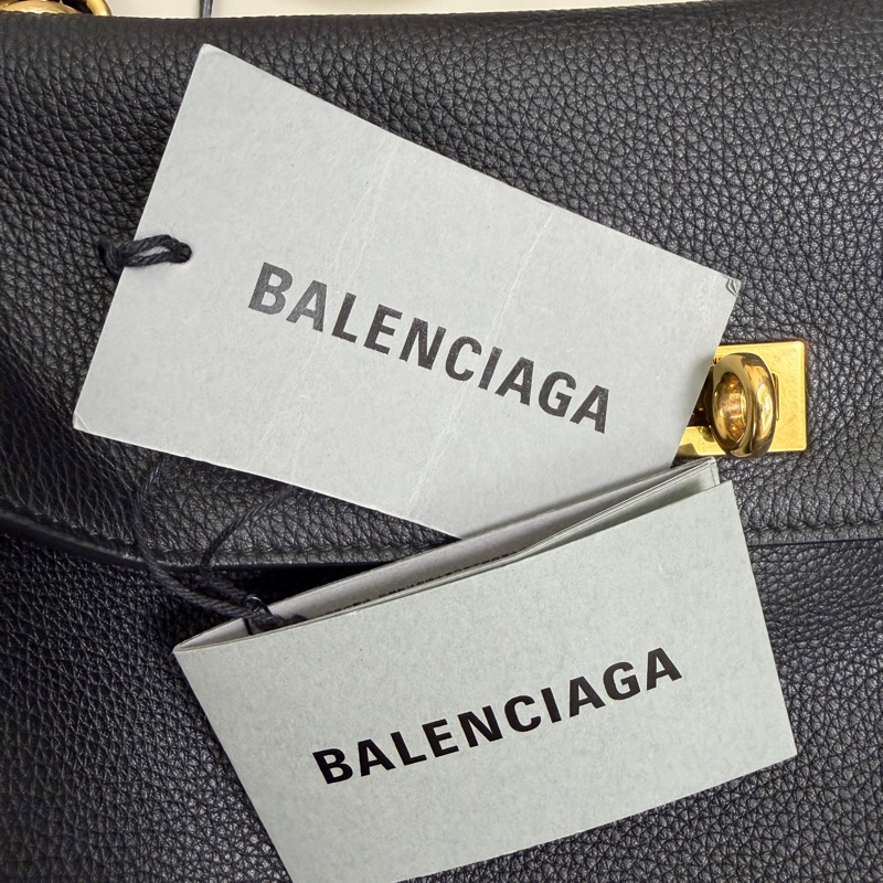Balenciaga 黑金大號Rodeo 手提肩背包-3