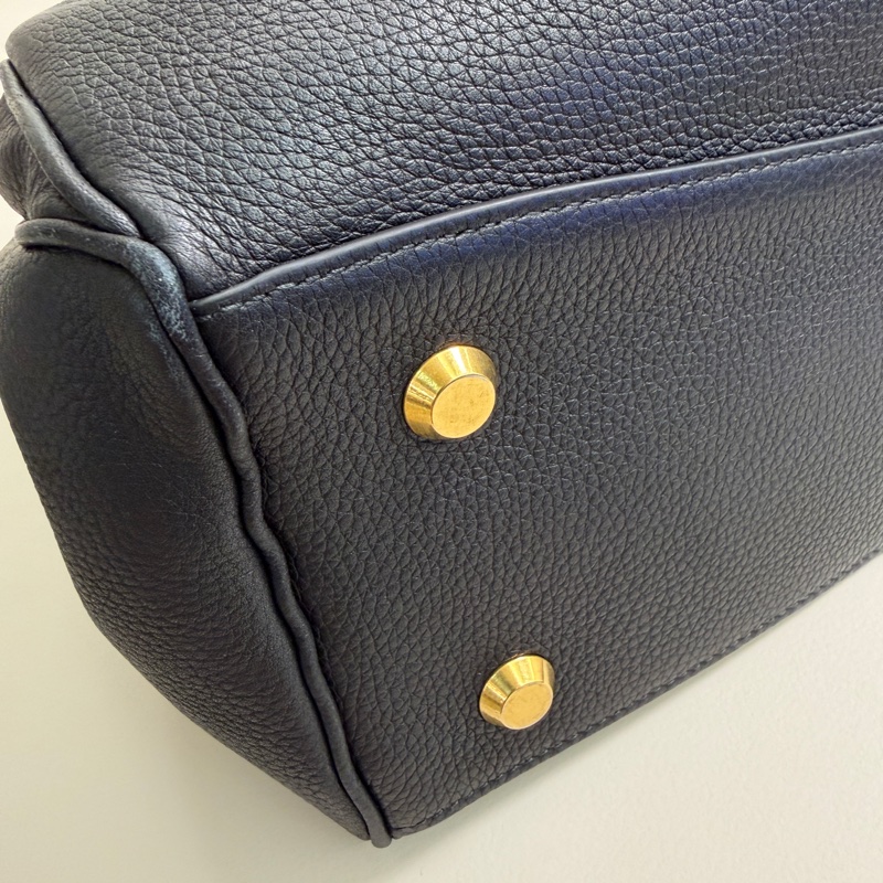 Balenciaga 黑金大號Rodeo 手提肩背包-7