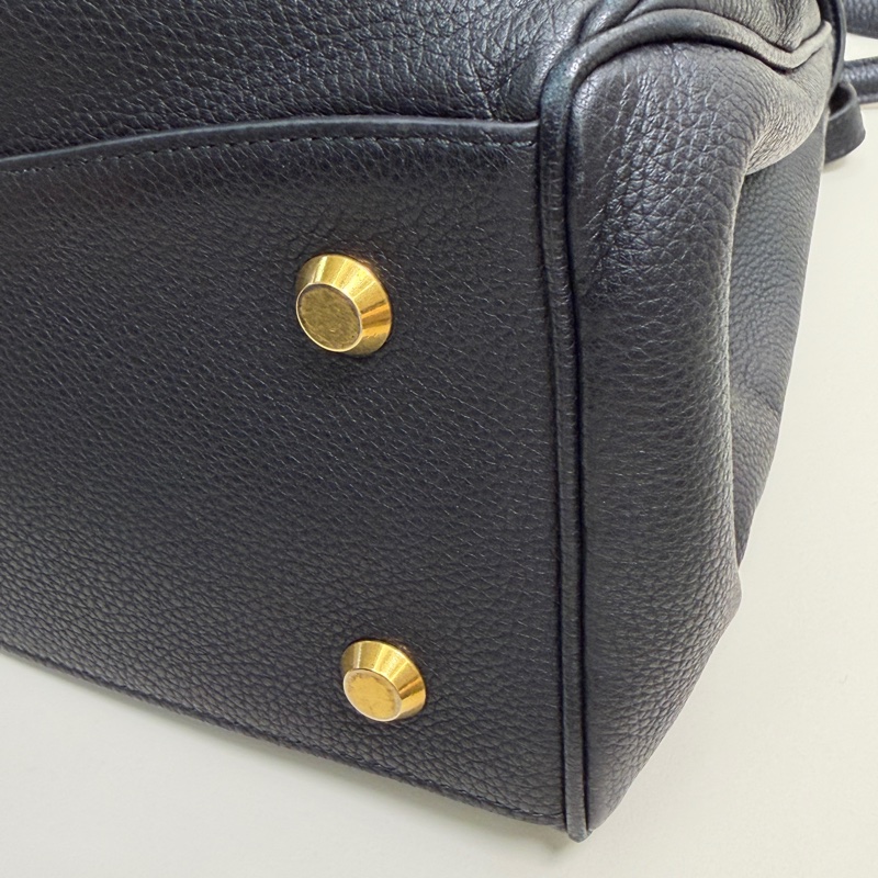 Balenciaga 黑金大號Rodeo 手提肩背包-8