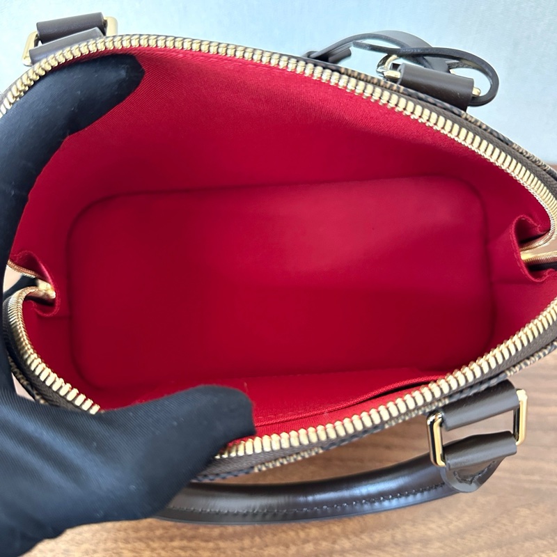 99.9新LV 路易威登 Alma BB 棋盤格貝殼包 芯片編碼共存 尺寸 23.5*11.5*17.5cm。-7