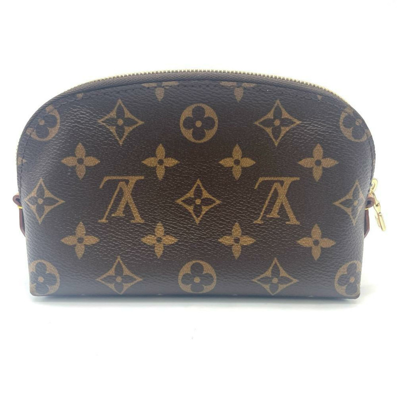路易威登 Pochette 化妝包 Monogram 帆布 M47515 棕色-1
