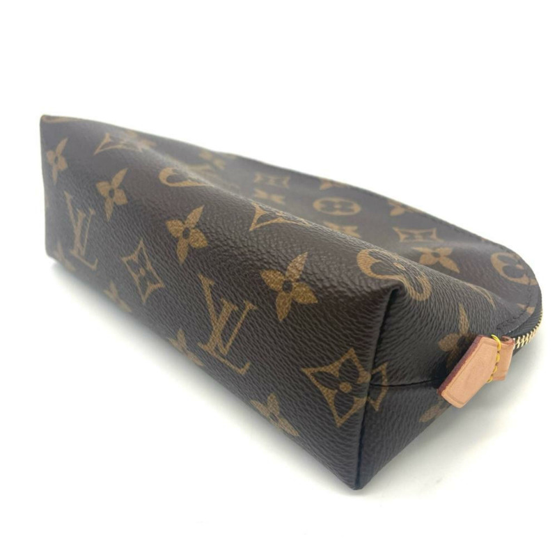 路易威登 Pochette 化妝包 Monogram 帆布 M47515 棕色-2