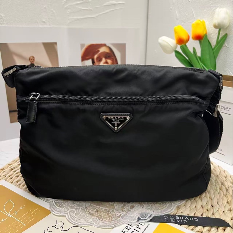 Prada Nylon Messenger Bag-5