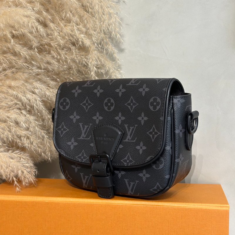 LOUIS VUITTON Montsouris郵差包 - PM灰老花-3
