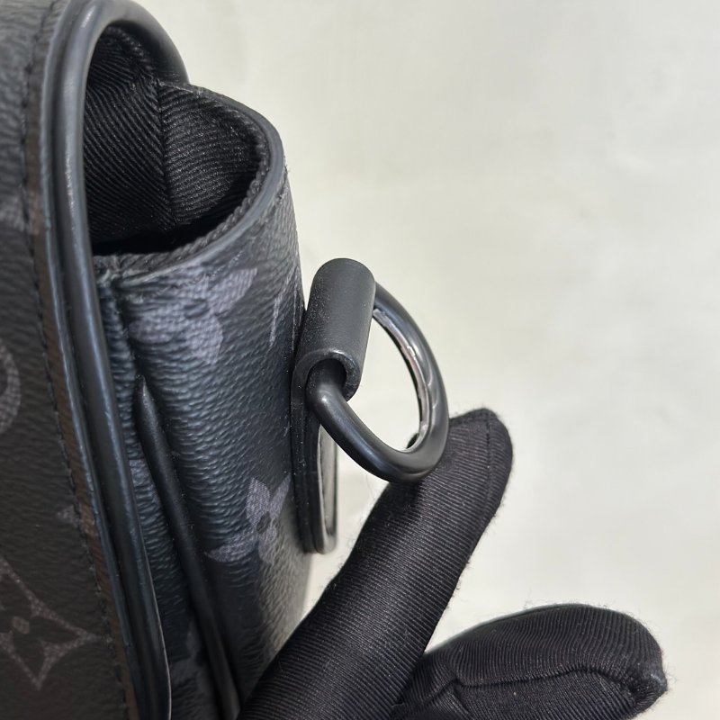 LOUIS VUITTON Montsouris郵差包 - PM灰老花-10