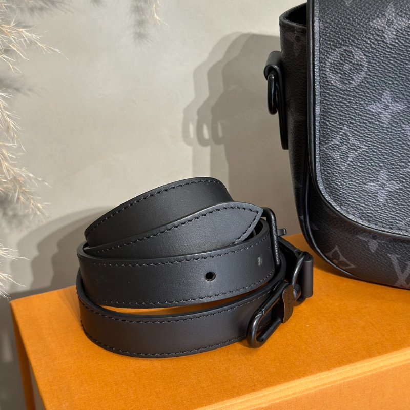 LOUIS VUITTON Montsouris郵差包 - PM灰老花-12