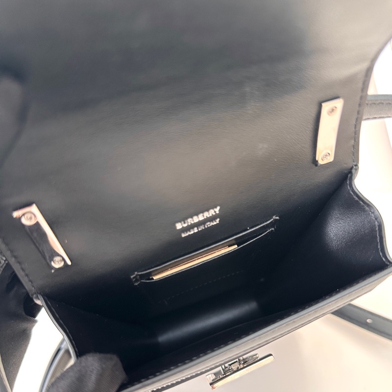 99新巴寶莉Burberry Robin男女同款 TB銀扣全皮手機包 尺寸13*4.5*19cm-10