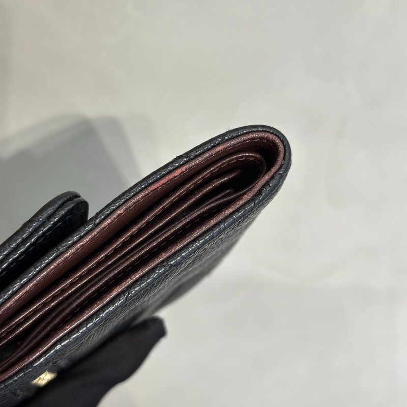 CHANEL 經典口蓋三折短夾 - 黑金25開-8