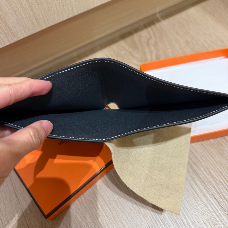 全新未使用 男款  HERMÈS 愛馬仕  B刻 H Sellier短夾-5