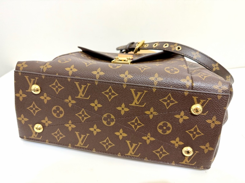 LV 二手真品 絕版 原花 Metis 手提 肩背包 泫雅包hobo包 M40781-5