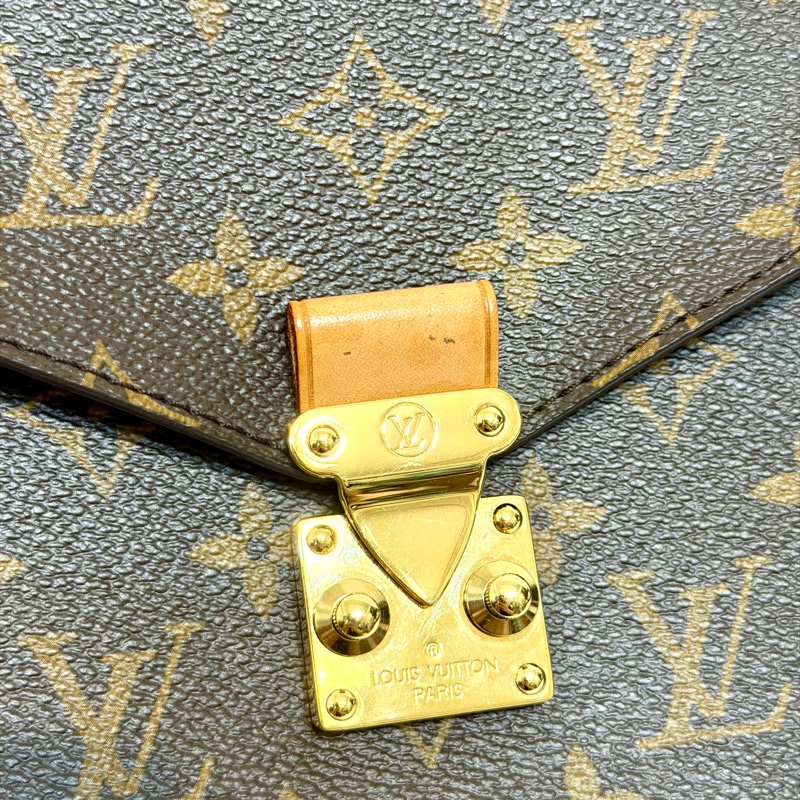 LV 二手真品 絕版 原花 Metis 手提 肩背包 泫雅包hobo包 M40781-10