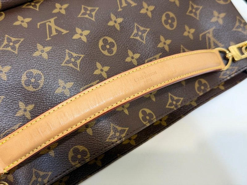 LV 二手真品 絕版 原花 Metis 手提 肩背包 泫雅包hobo包 M40781-11