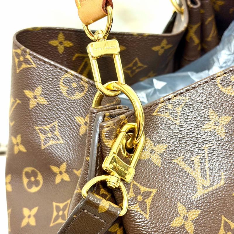 LV 二手真品 絕版 原花 Metis 手提 肩背包 泫雅包hobo包 M40781-12