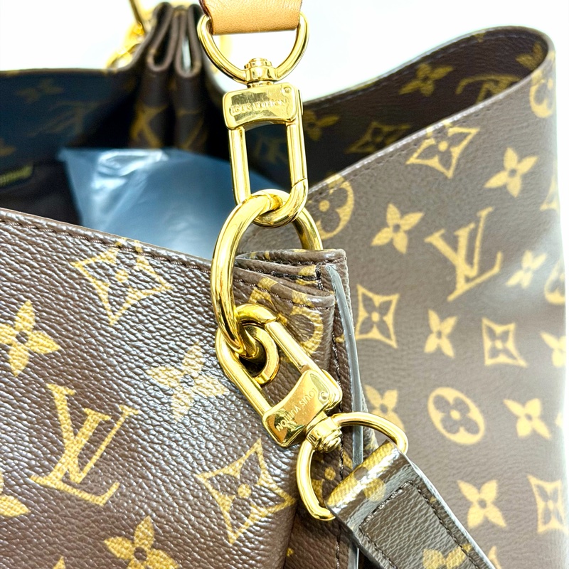 LV 二手真品 絕版 原花 Metis 手提 肩背包 泫雅包hobo包 M40781-13