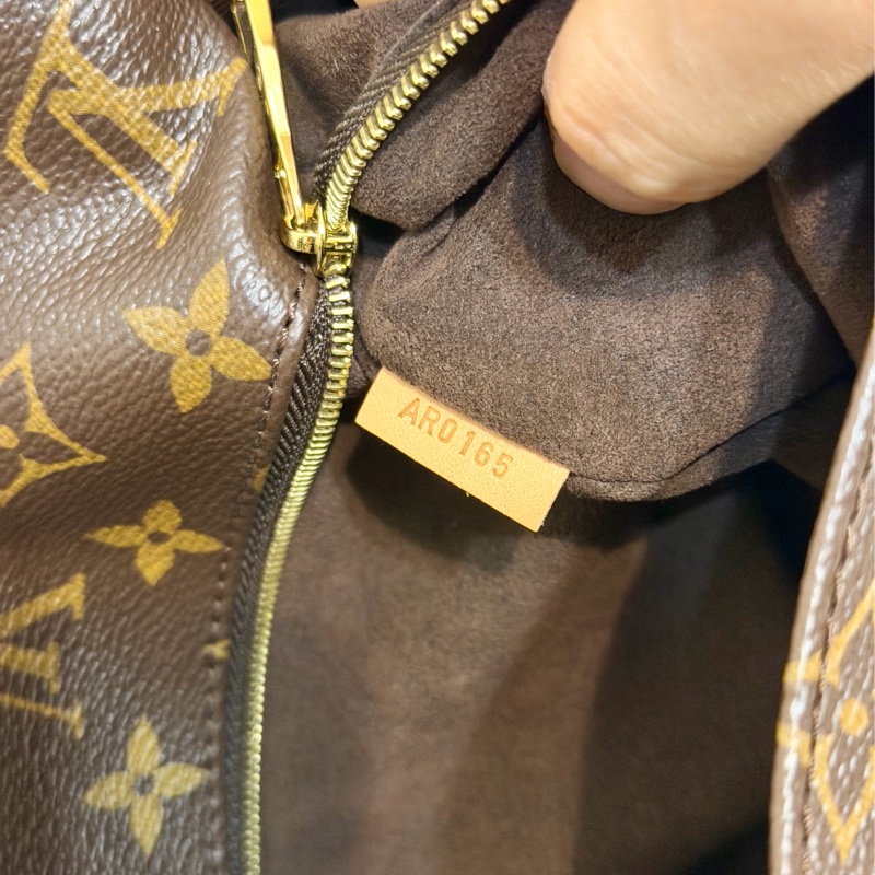 LV 二手真品 絕版 原花 Metis 手提 肩背包 泫雅包hobo包 M40781-14