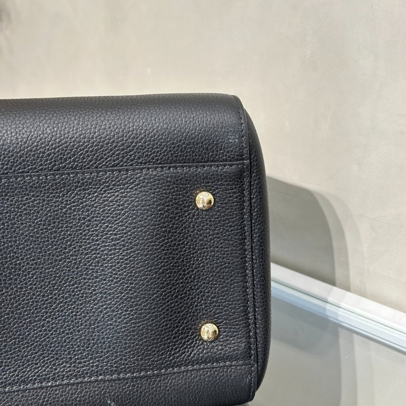 CHANEL 復古手提公事包 - 黑金23開-7