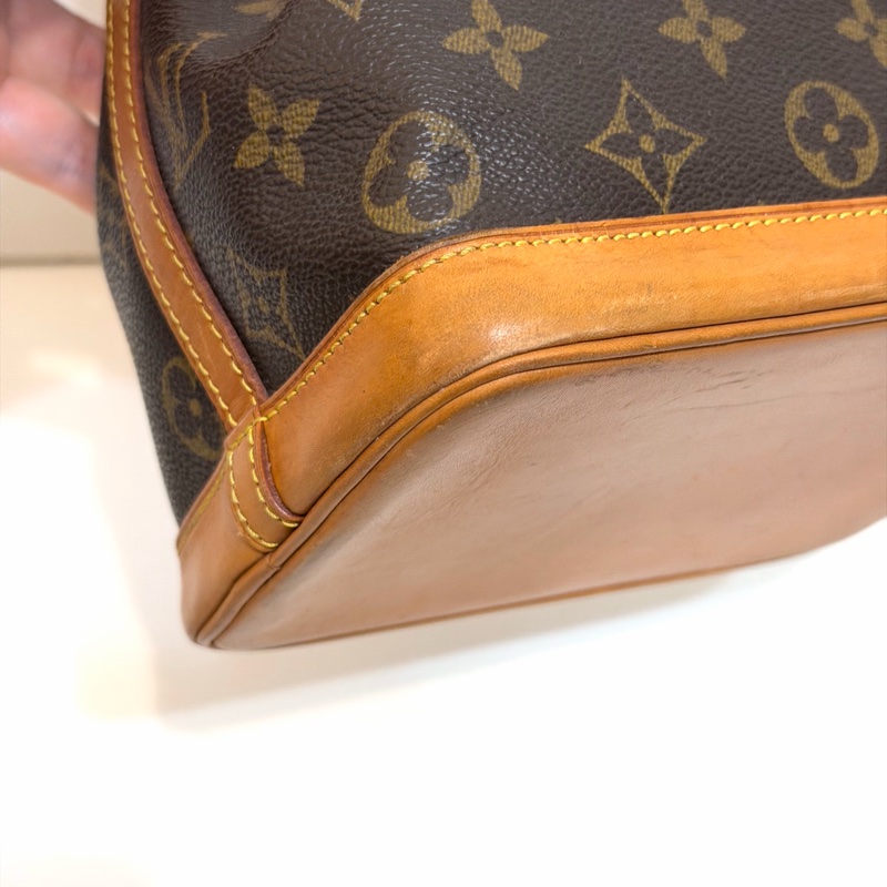 LV 二手真品 絕版 經典款 monogram 原花 手提 小水桶包-15