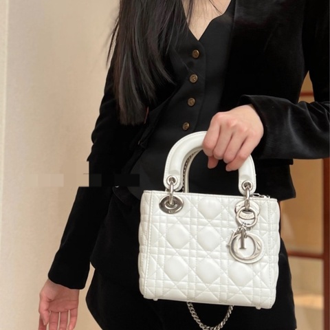 Dior/迪奧 白銀三格戴妃