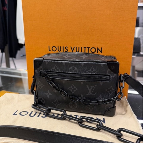 近新品🌟Louis Vuitton LV Mini Soft Trunk 黑老花 盒子包