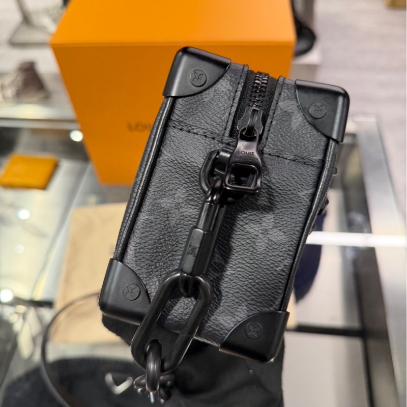 近新品🌟Louis Vuitton LV Mini Soft Trunk 黑老花 盒子包-1