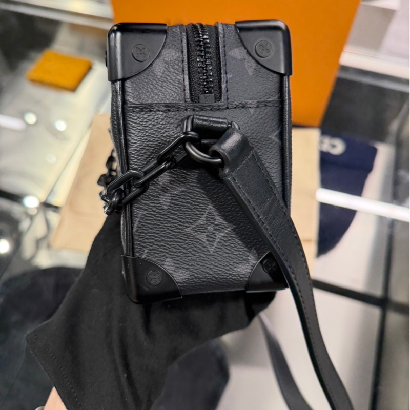 近新品🌟Louis Vuitton LV Mini Soft Trunk 黑老花 盒子包-2