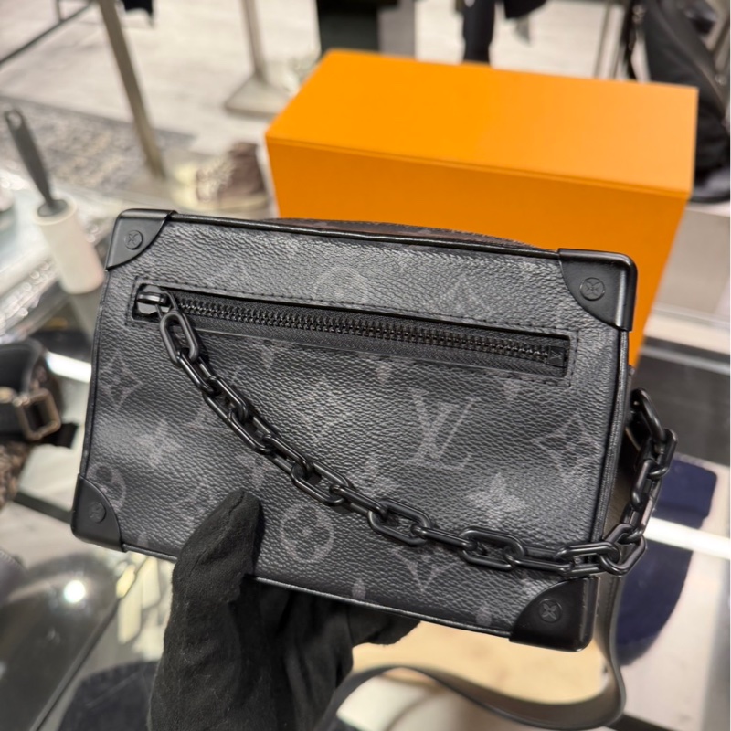近新品🌟Louis Vuitton LV Mini Soft Trunk 黑老花 盒子包-5