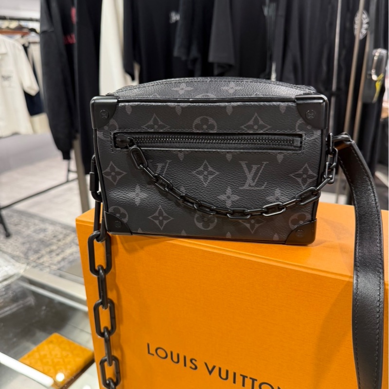 近新品🌟Louis Vuitton LV Mini Soft Trunk 黑老花 盒子包-7