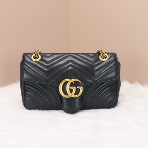 Gucci/古馳 馬蒙26黑金