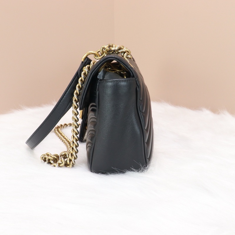 Gucci/古馳 馬蒙26黑金-2